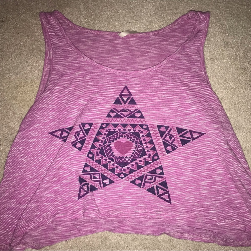 Adorable Pink Crop/Tank Top